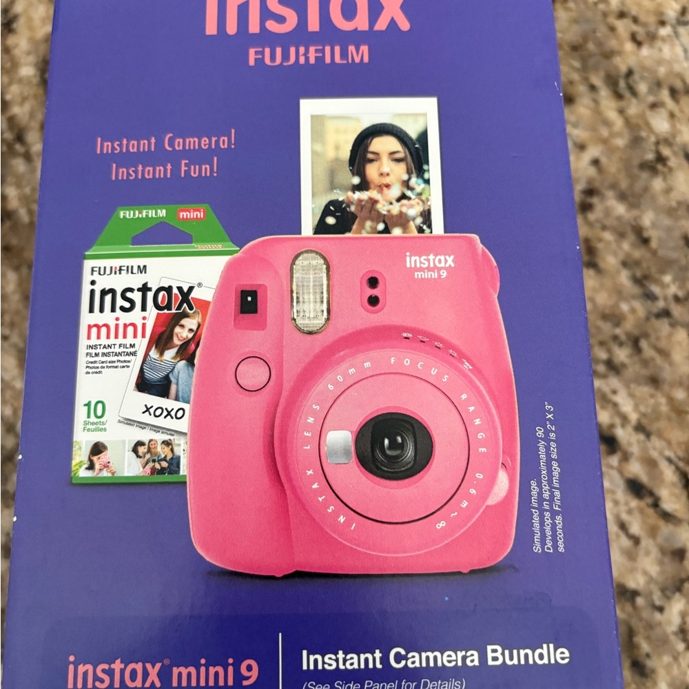 Fujifilm Instax Mini 9 Pink Instant Camera